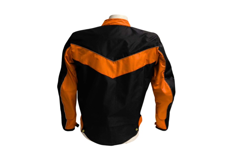 Chamarra Para Motociclista Frame Naranja | Crisalida