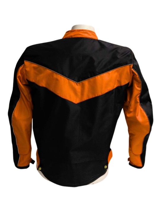 Chamarra Para Motociclista Frame Naranja | Crisalida