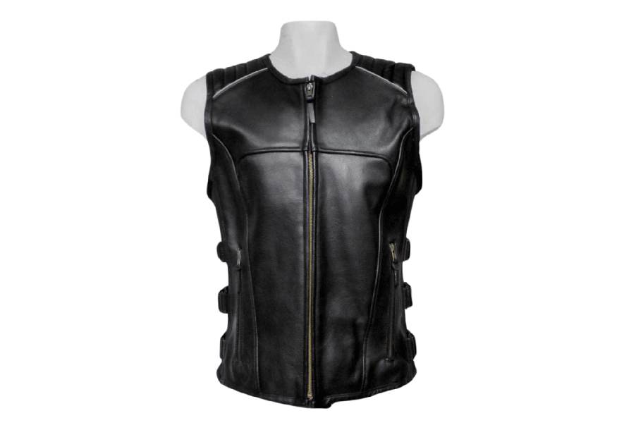 Chaleco De Piel Biker | Crisalida