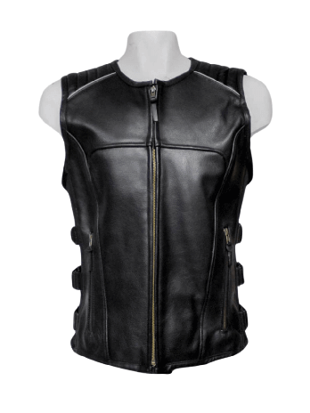 Chaleco De Piel Biker | Crisalida