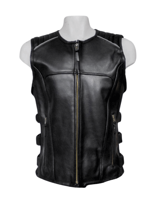 Chaleco De Piel Biker | Crisalida