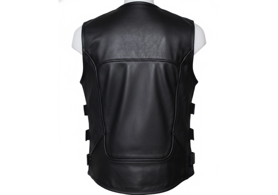 Chaleco De Piel Biker | Crisalida