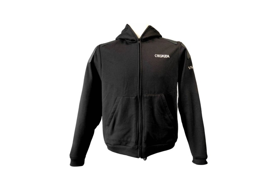 Sudadera Biker Con Refuerzos De Piel | Crisalida