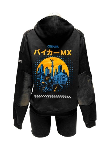 sudadera biker