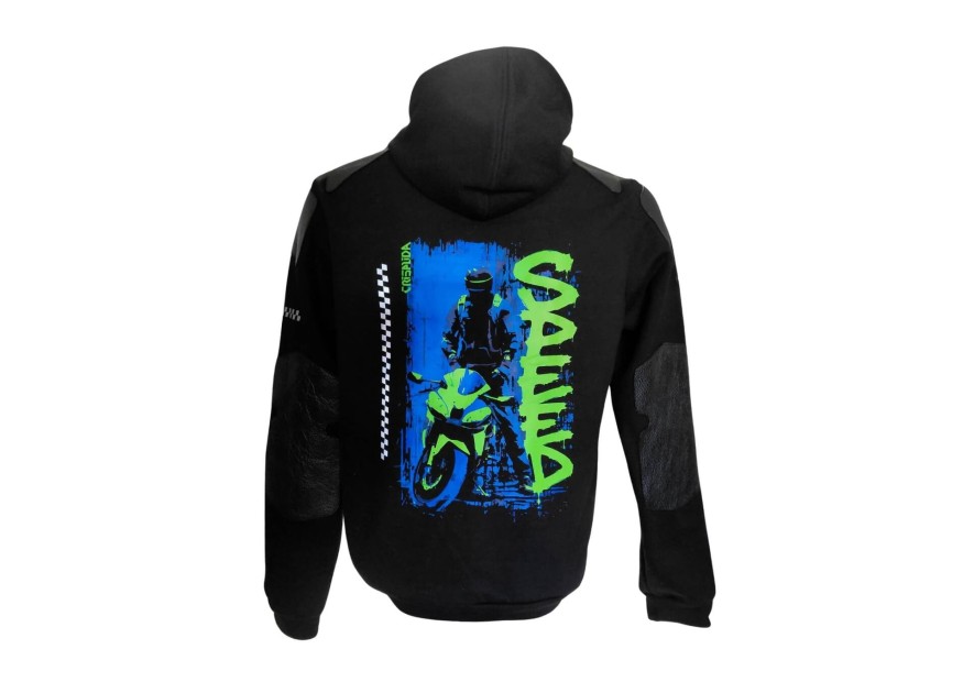 Sudadera Biker Con Refuerzos De Piel | Crisalida