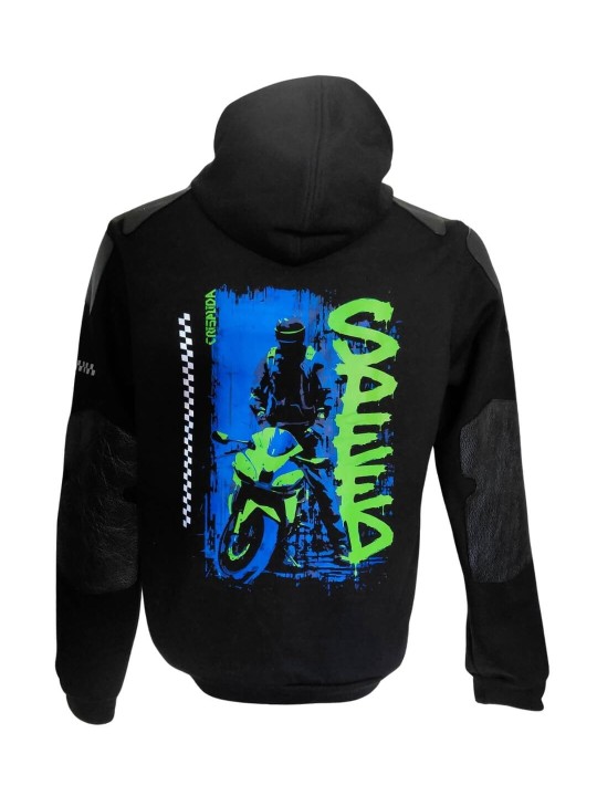 Sudadera Biker Con Refuerzos De Piel | Crisalida